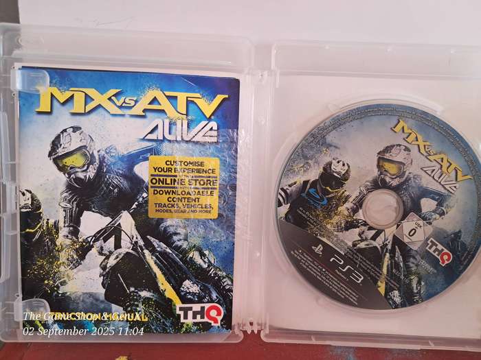 PS3 MX VS ATV ALIVE + MANUAL
