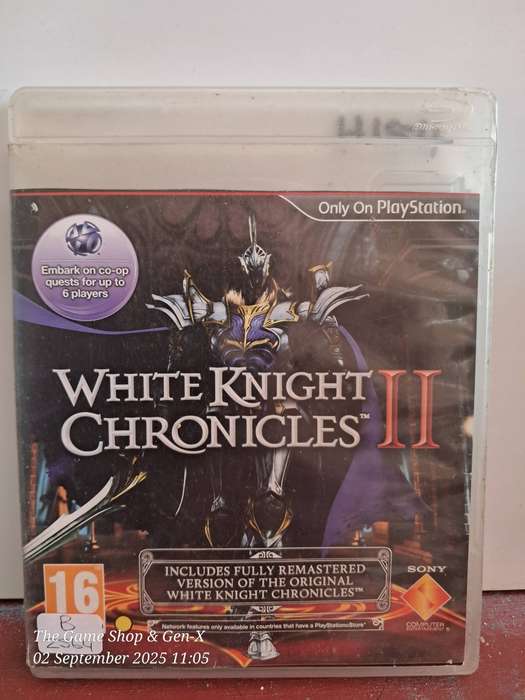 PS3 WHITE NIGHT CHRONICLES II (DAMAGED ARTWORK) NO MANUAL