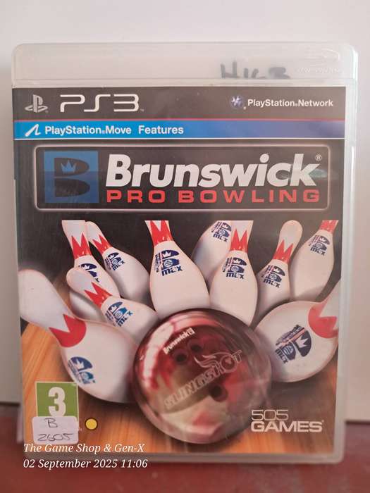 PS3 BRUNSWICK PRO BOWLING + MANUAL