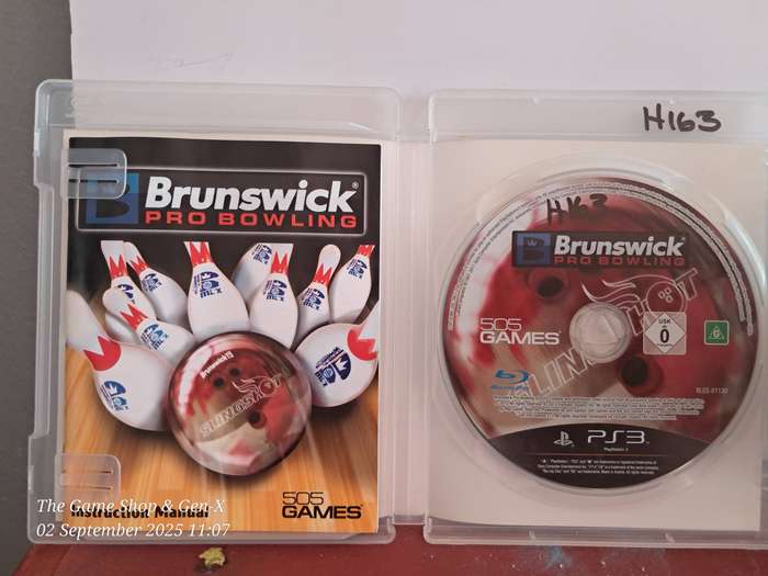 PS3 BRUNSWICK PRO BOWLING + MANUAL