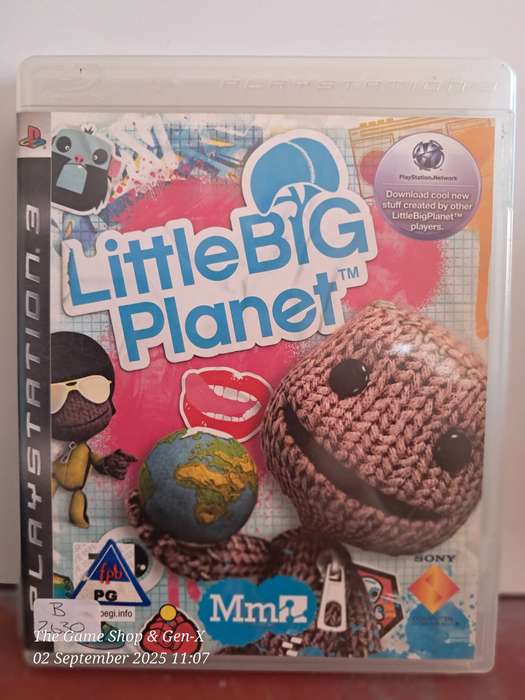 PS3 LITTLE BIG PLANET + MANUAL