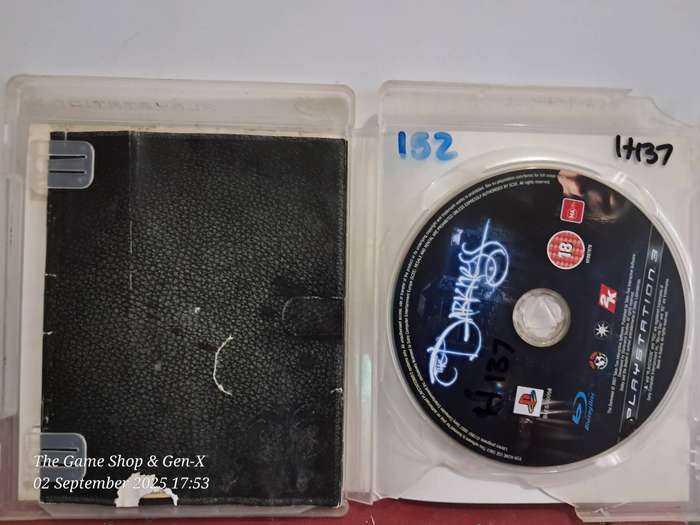 PS3 THE DARKNESS + MANUAL