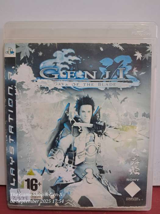 PS3 GENJI : DAYS OF THE BLADE (SUN FADED ARTWORK) - NO MANUAL