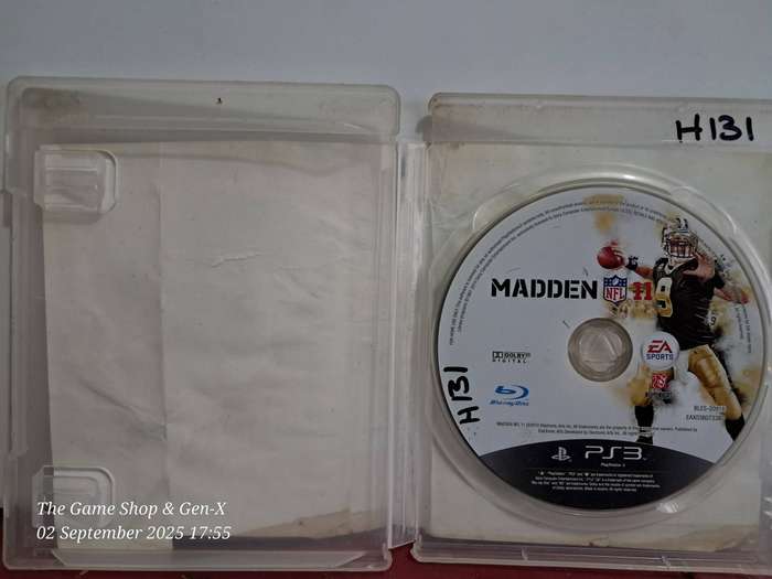 PS3 MADDEN 11 - NO MANUAL