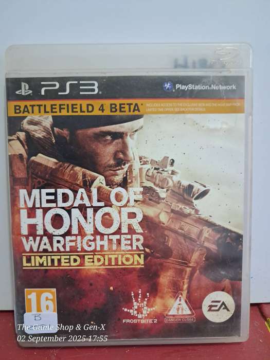 PS3 MEDAL OF HONOR : WARFIGHTER (LIMITED EDITION) + MANUAL