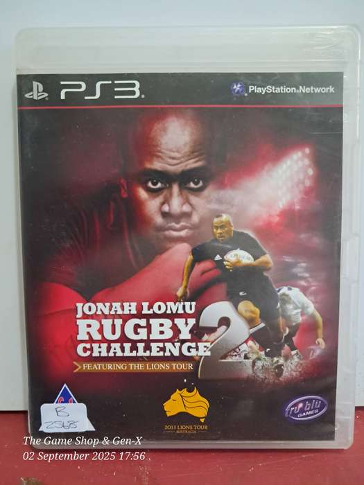 PS3 JONAH LOMU RUGBY CHALLENGE 2 + MANUAL