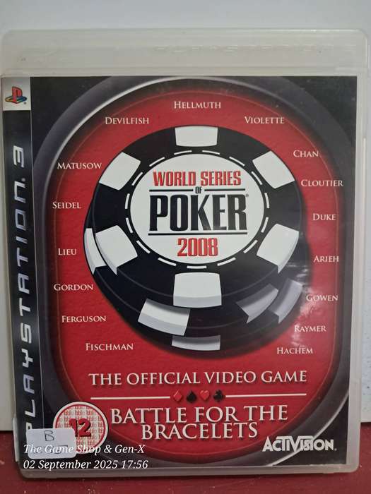 PS3 WORLD SERIES OF POKER 2008 + MANUAL