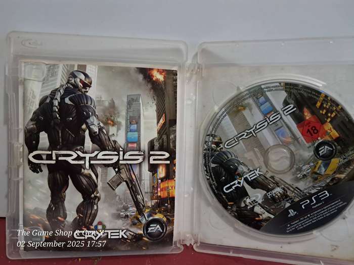 PS3 CRYSIS 2 + MANUAL