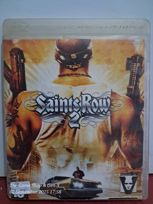 PS3 SAINTS ROW 2 (REPRINTED ARTWORK)