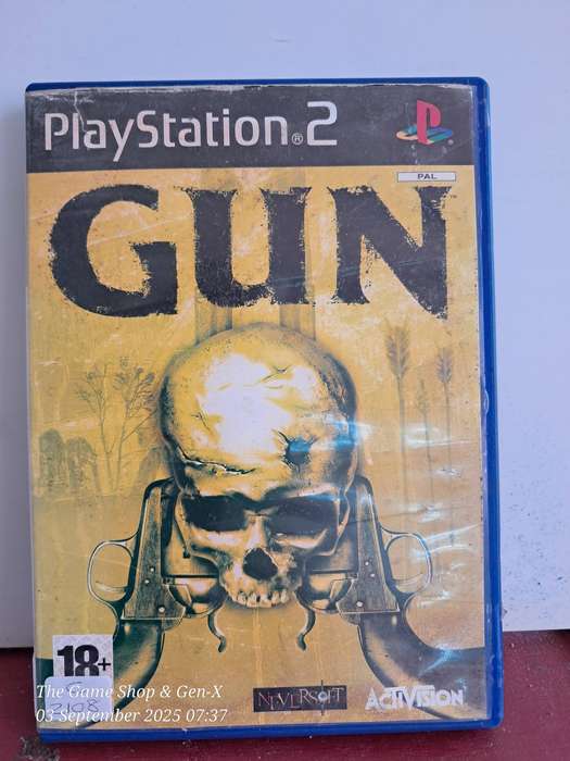 PS2 GUN - NO MANUAL (SUN FADED ARTWORK)