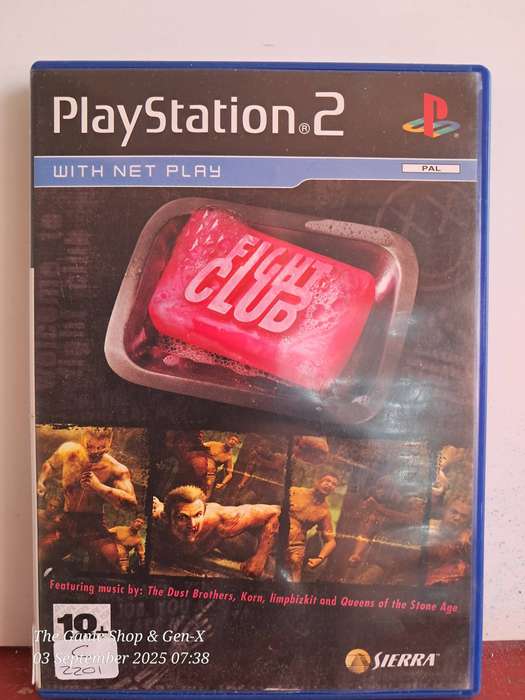 PS2 FIGHT CLUB + MANUAL