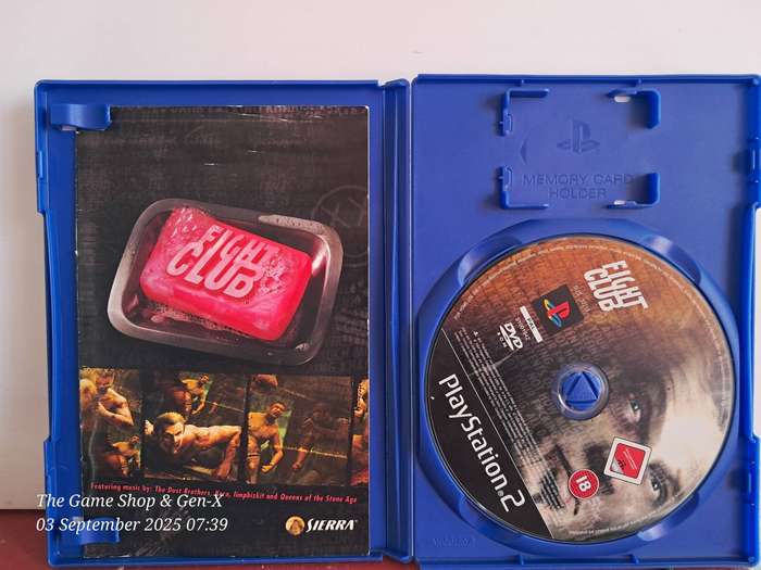 PS2 FIGHT CLUB + MANUAL
