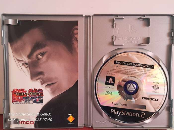 PS2 TEKKEN TAG TOURNAMENT (PLATINUM) + MANUAL