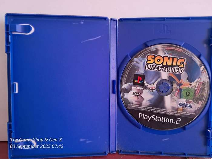 PS2 SONIC UNLEASHED - NO MANUAL