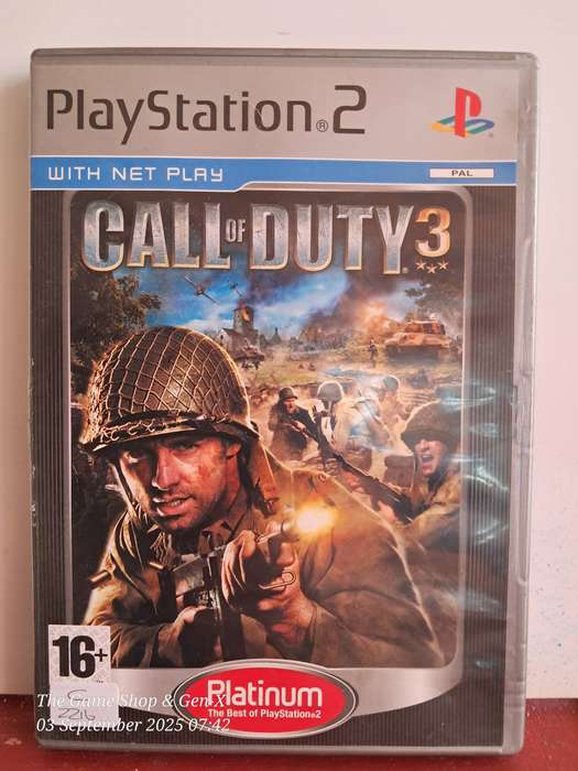 PS2 Call of duty 3 (Platinum) - CIB