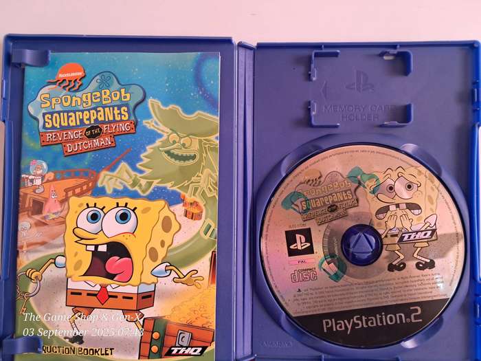 PS2 SPONGEBOB SQUAREPANTS : REVENGE OF THE FLYING DUTCHMAN - CIB