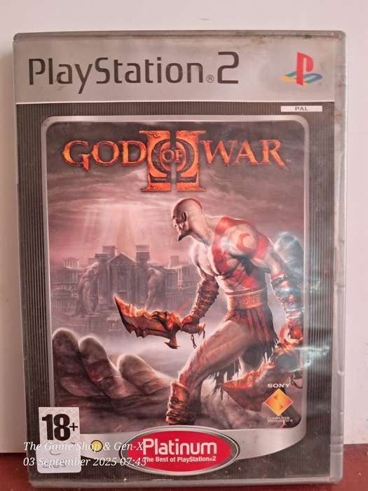 PS2 GOD OF WAR 2 (PLATINUM) - CIB