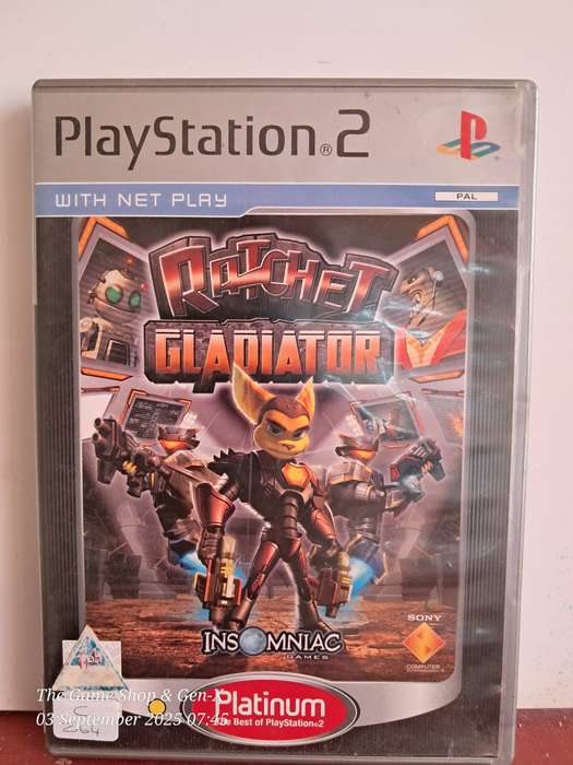 PS2 RATCHET GLADIATOR (PLATINUM) - CIB