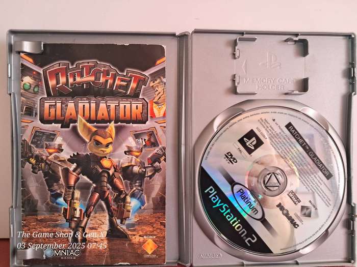 PS2 RATCHET GLADIATOR (PLATINUM) - CIB