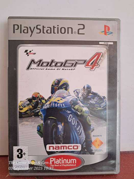 PS2 MOTOGP 4 (PLATINUM) + MANUAL