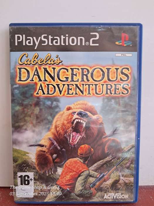 PS2 CABELA'S DANGEROUS ADVENTURES - CIB