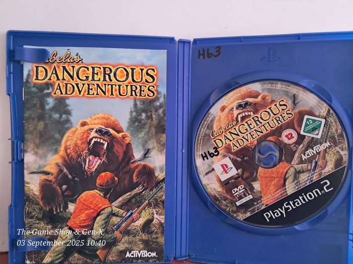 PS2 CABELA'S DANGEROUS ADVENTURES - CIB