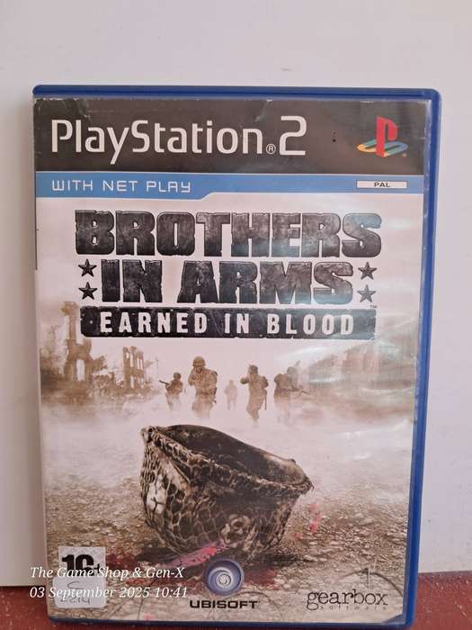 PS2 BROTHERS IN ARMS EARNED IN BLOOD - NO MANUAL