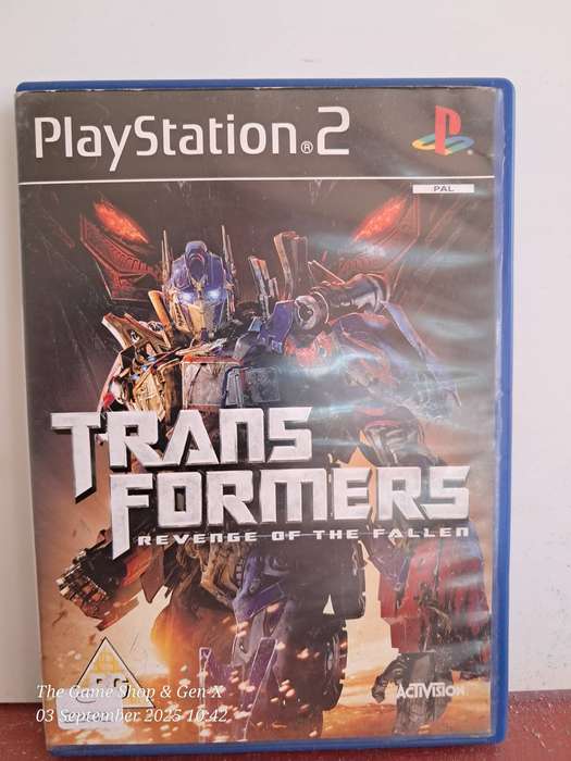 PS2 TRANSFORMERS : REVENGE OF THE FALLEN - NO MANUAL