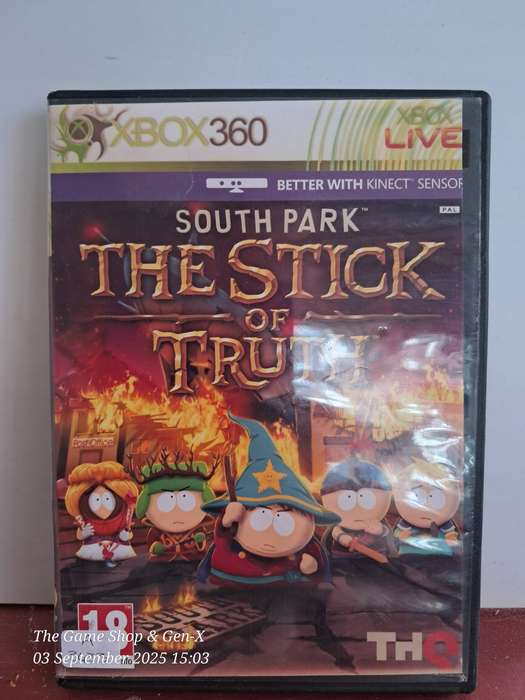 XBOX 360 SOUTH PARK : THE STICK OF TRUTH - NO MANUAL (RE-PRINTED ARTWORK)