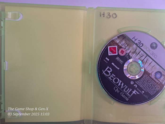 XBOX 360 BEOWULF : THE GAME - NO MANUAL