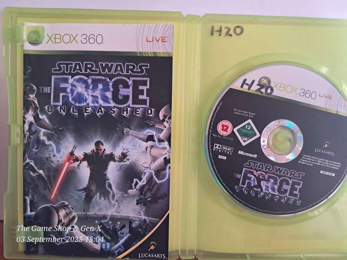 XBOX 360 STAR WARS : THE FORCE UNLEASHED - CIB