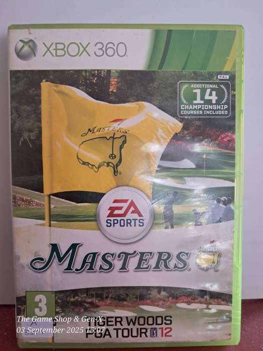 XBOX 360 MASTERS PGA TOUR 12