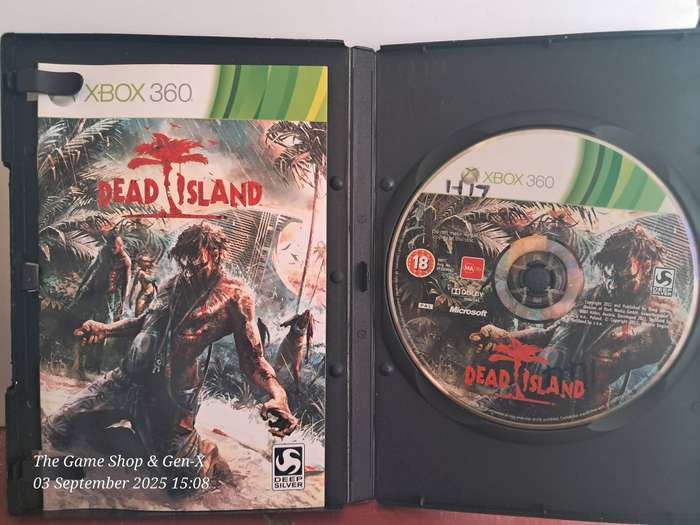 XBOX 360 DEAD ISLAND - NO MANUAL