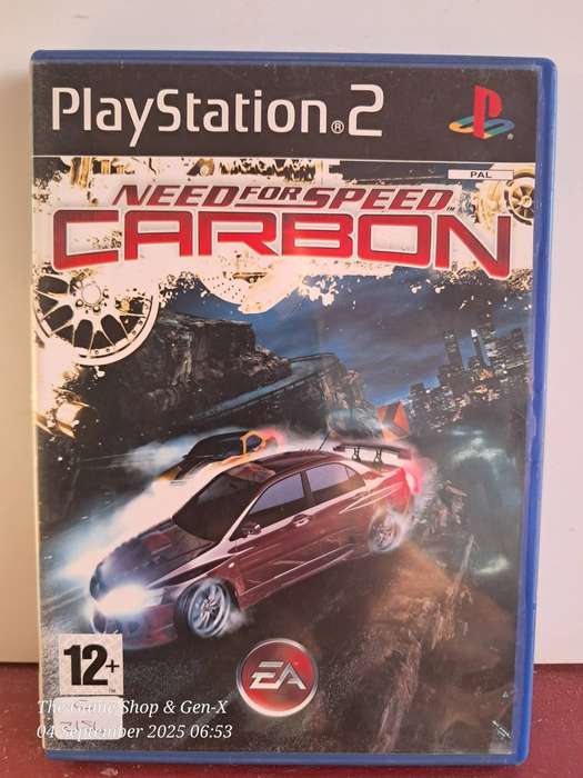 PS2 NEED FOR SPEED CARBON + MANUAL