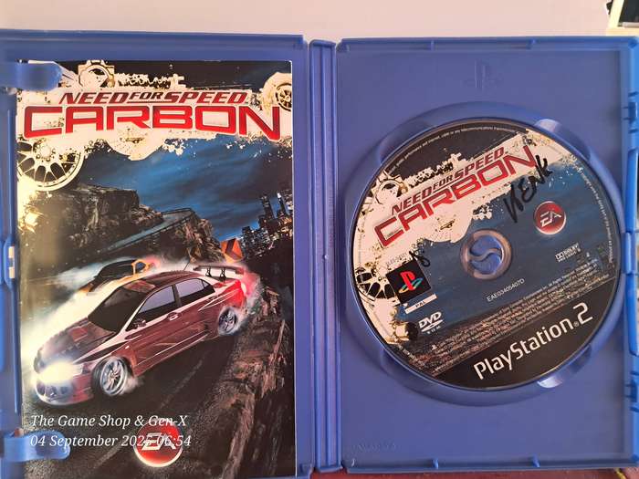 PS2 NEED FOR SPEED CARBON + MANUAL