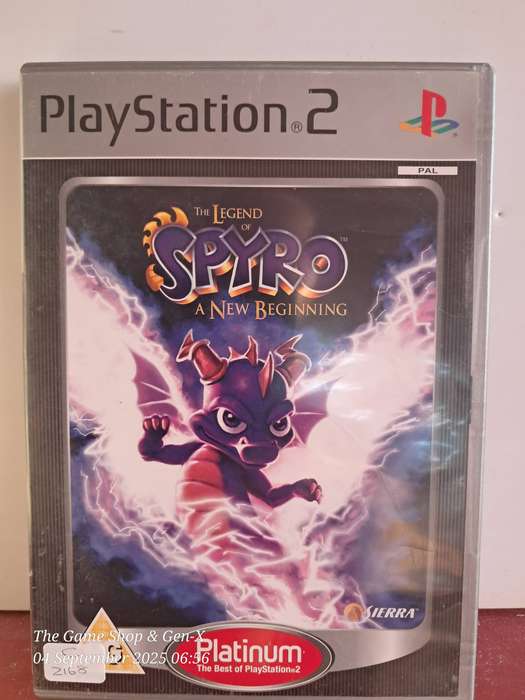 PS2 THE LEGEND OF SPYRO : A NEW BEGINNING (PLATINUM) + MANUAL