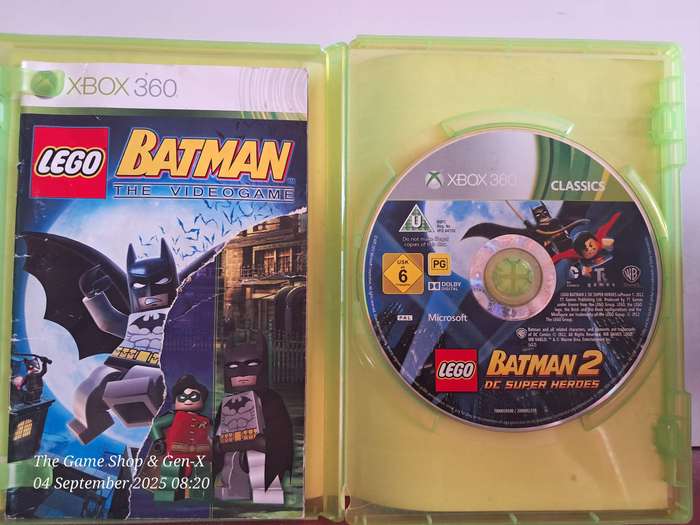 XBOX 360 LEGO BATMAN 2 : DC SUPER HEROES + MANUAL