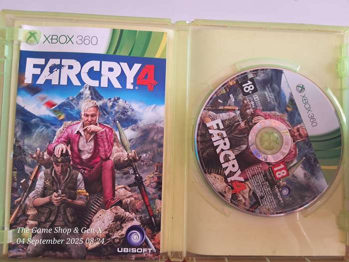 XBOX 360 FARCRY 4 + MANUAL