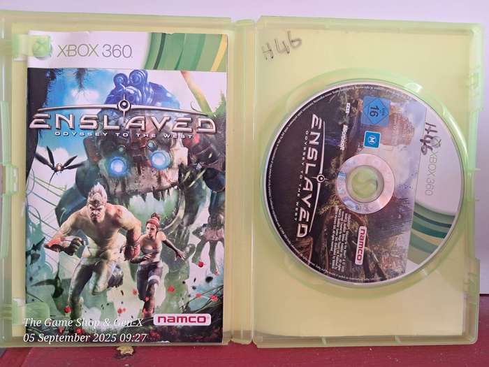 XBOX 360 ENSLAVED : ODYSSEY TO THE WEST + MANUAL