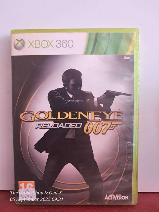 XBOX 360 007 : GOLDENEYE RELOADED + MANUAL