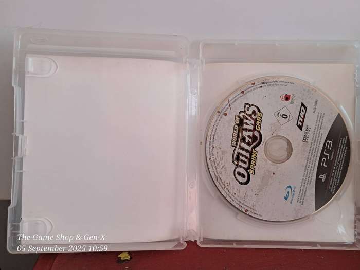 PS3 WORLD OF OUTLAWS : SPRINT CARS - NO MANUAL