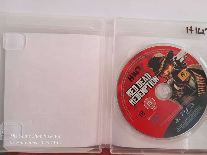 PS3 RED DEAD REDEMPTION - NO MANUAL/MAP