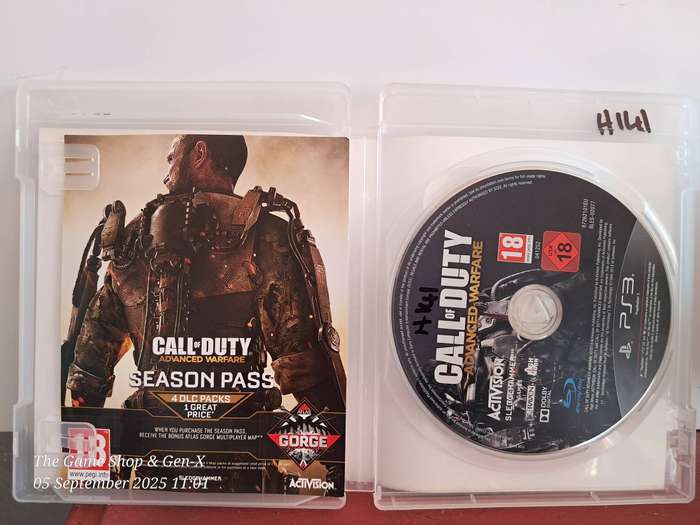 PS3 CALL OF DUTY : ADVANCED WARFARE + MANUAL