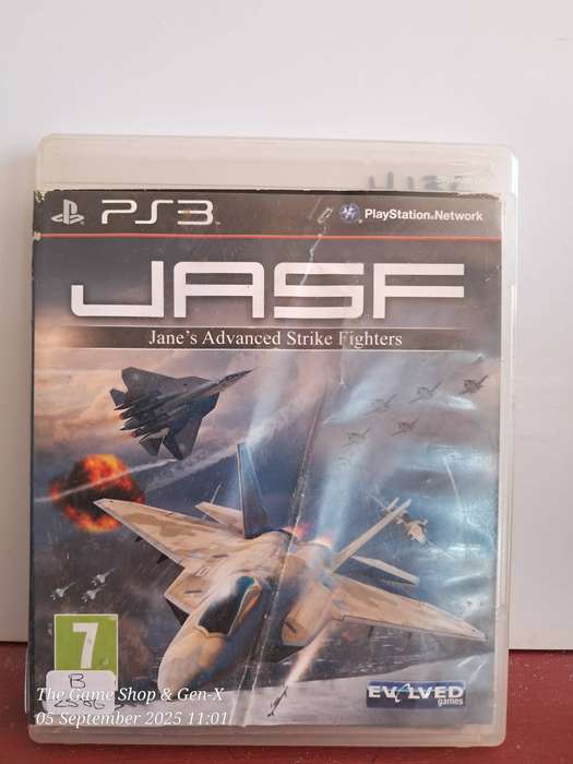 PS3 JASF JANE'S ADVANCED STRIKE FIGHTERS - CIB (DAMAGED ARTWORK)