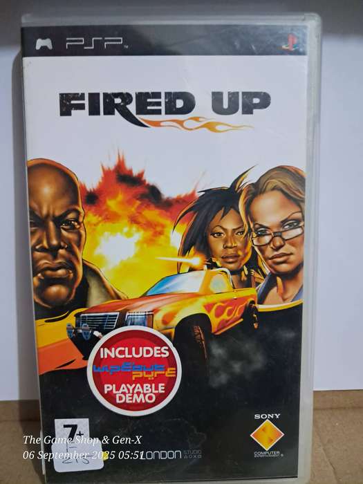 PSP FIRED UP + MANUAL