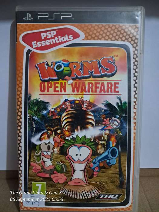 PSP WORMS : OPEN WARFARE + MANUAL