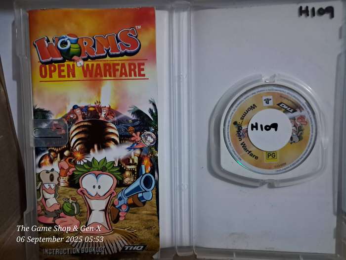 PSP WORMS : OPEN WARFARE + MANUAL