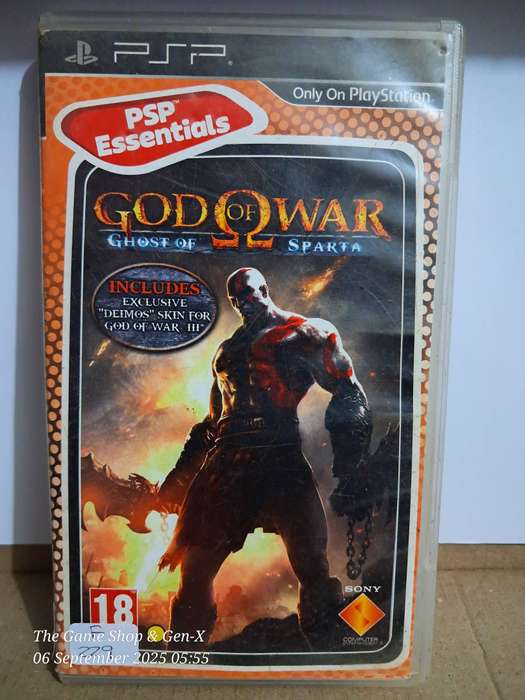 PSP GOD OF WAR : GHOST OF SPARTA + MANUAL