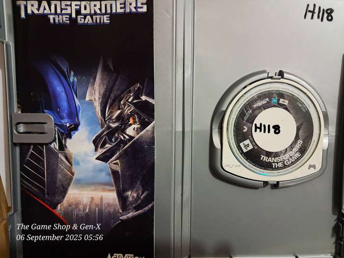 PSP TRANSFORMERS : THE GAME - CIB