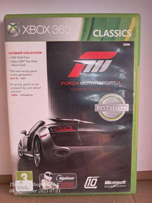 XBOX 360 FORZA MOTORSPORT 3 (ULTIMATE COLLECTION) - CIB